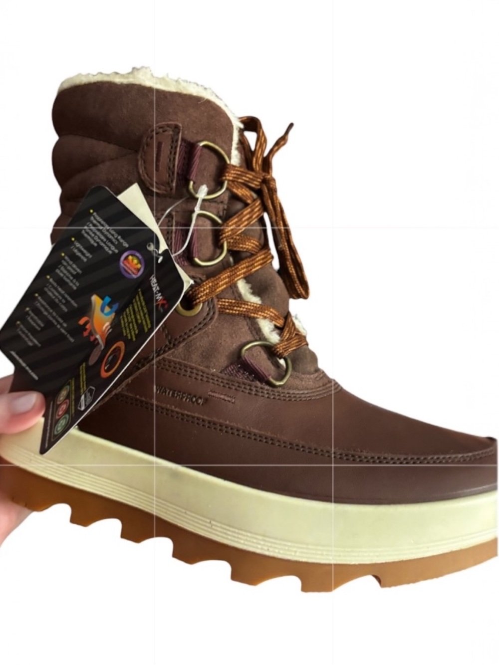 KAMIK  NWT Women's Celeste M Winter Boots in Dark Brown (8)